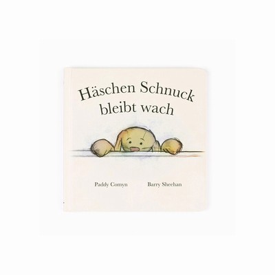 Jellycat Haschen Schnuck Bleibt Wach Buch & Bashful Cottontail Konijn Medium | PF8925061